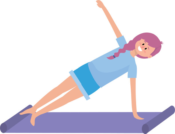 健身女性练习瑜伽图片下载