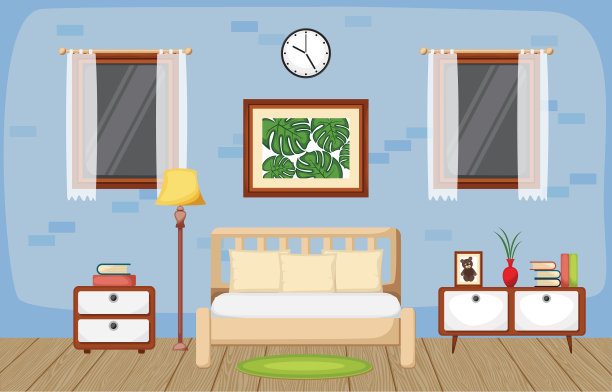 卧室室内卧室平面设计图片下载