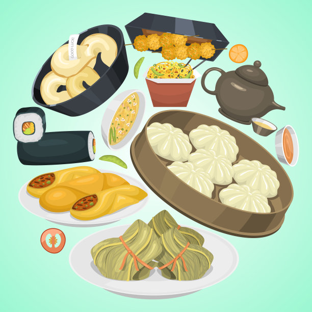 中国街头餐馆或民族自制食物图片下载