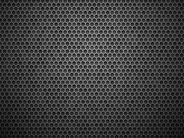 抽象六角形背景金属设计图片下载