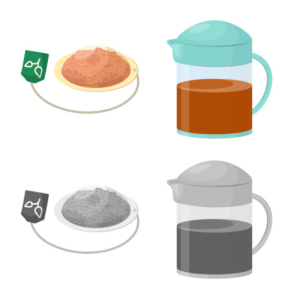 设计健康和花卉标志套图片下载