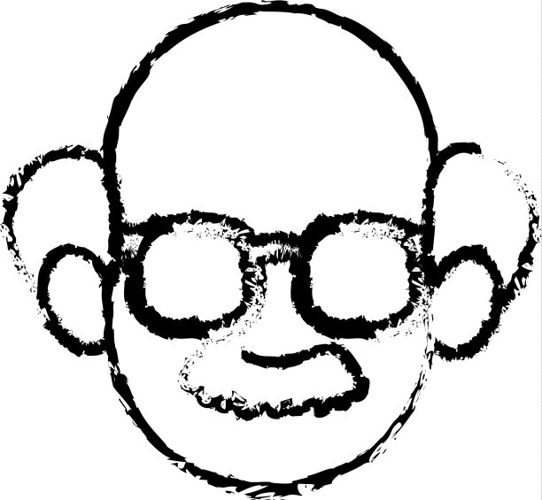 无头像人物素描图片下载