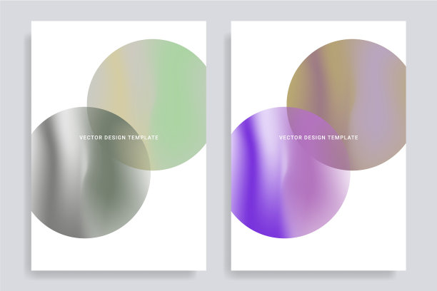 背景与充满活力的梯度形状图片下载