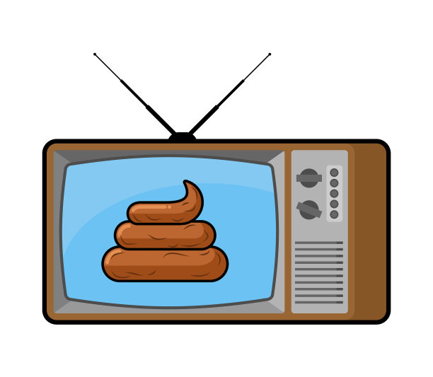 电视新闻里的垃圾图片下载