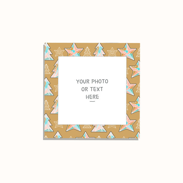 圣诞和新年相框图片下载