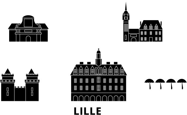 法国里尔平旅行天际线设置法国图片下载