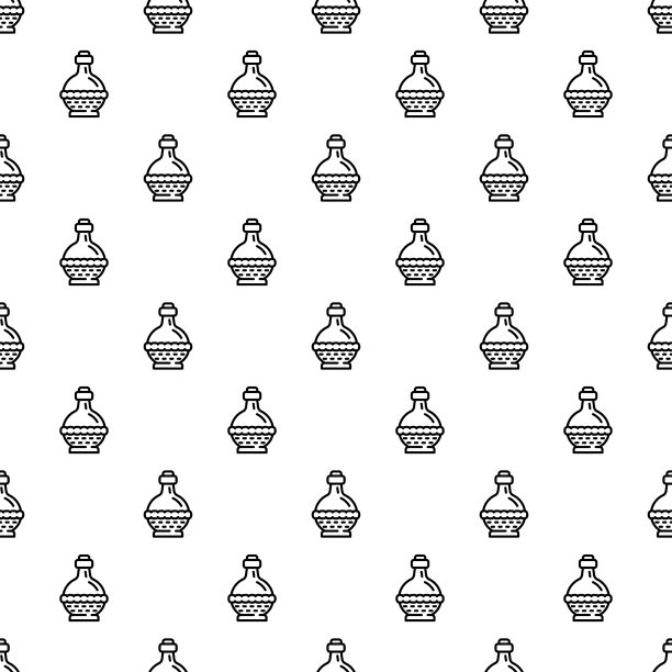 犹太葡萄酒图案无缝图片下载