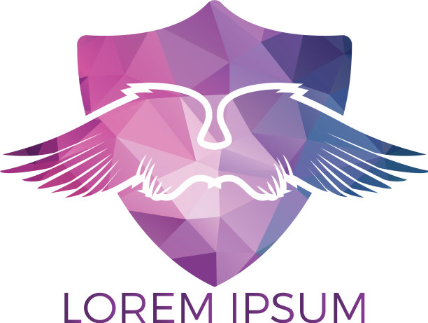 翼牌logo设计模板图片下载