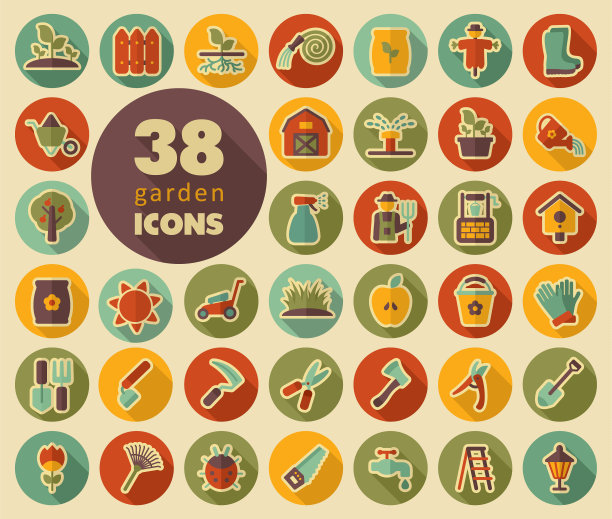 花园农场平面图标图片下载