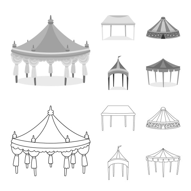 孤立的物体roand折叠标志图片下载