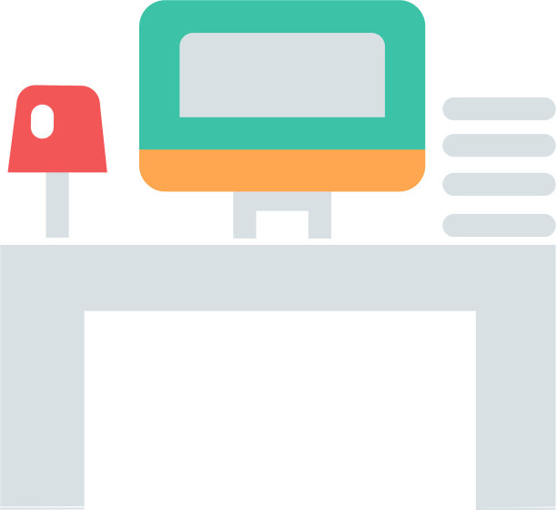 工作地点或办公室工作图标图标与电脑图片下载