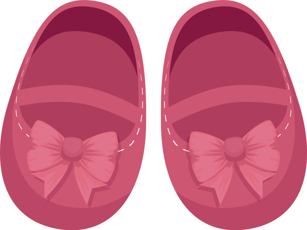 可爱的小女孩鞋图标图片下载