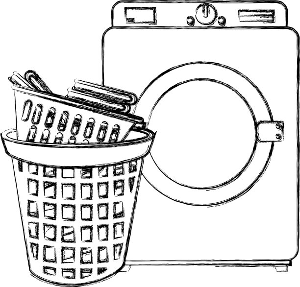 洗衣机洗衣服务图片下载