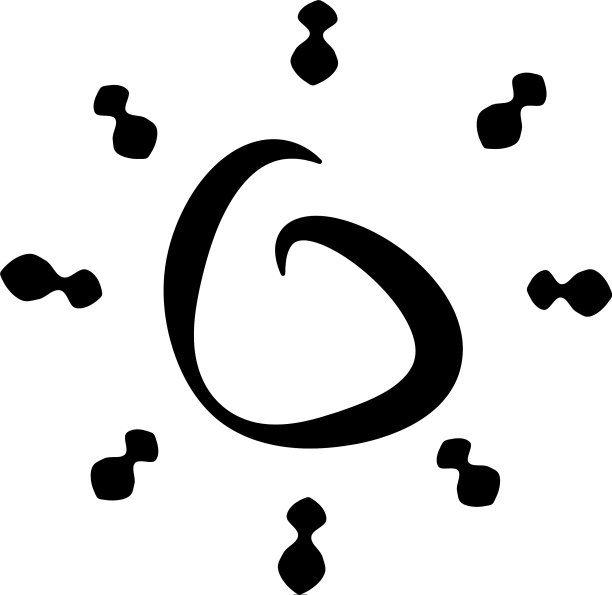 太阳图标图形设计模板图片下载