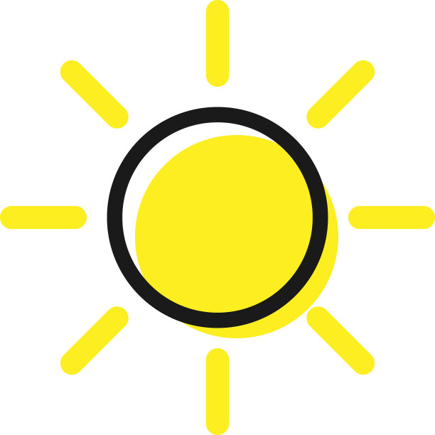 太阳图标图形设计模板图片下载