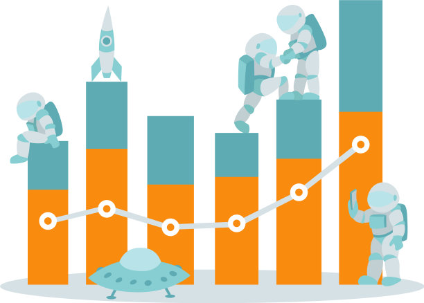 业务和数据分析与统计概念图片下载