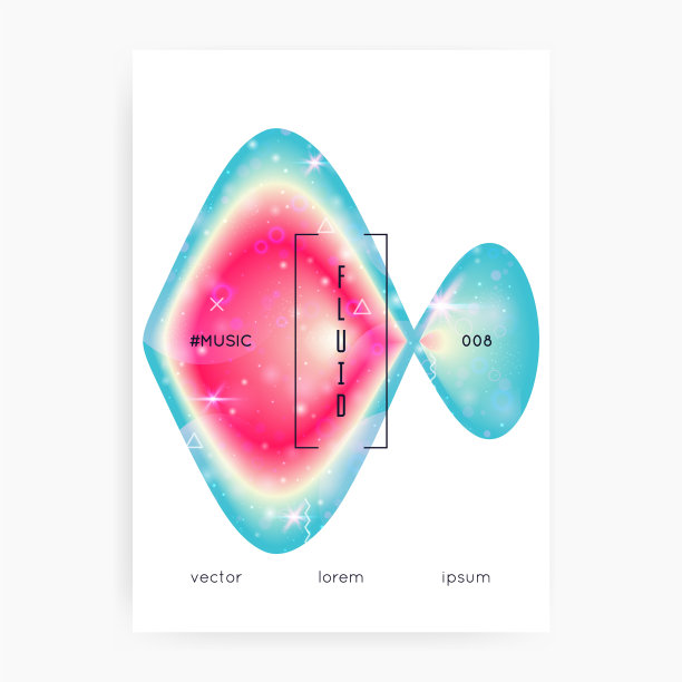 具有形状和流体的液体元素图片下载