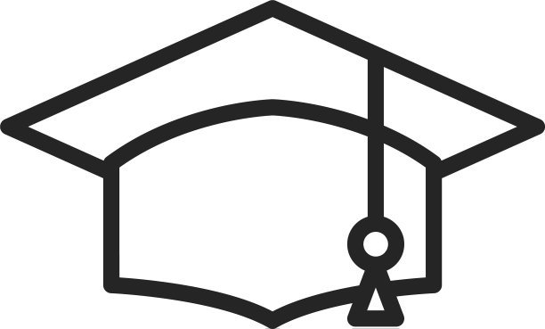 学术毕业帽图标图片下载