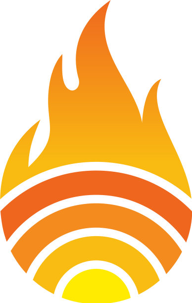 Fire wifi标志图标设计图片下载