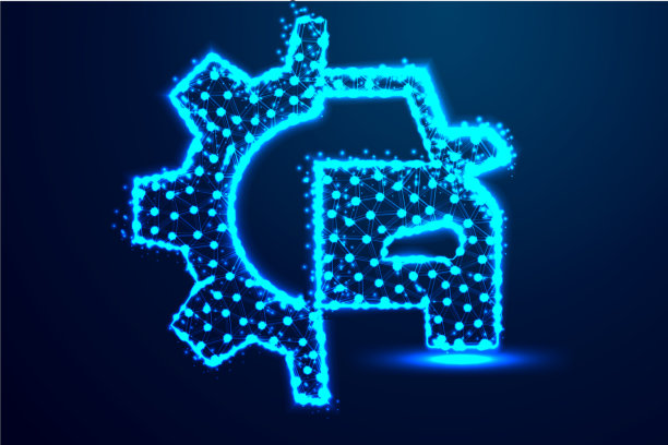 齿轮和汽车修理概念抽象设计图片下载