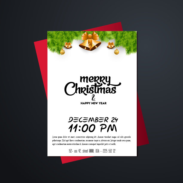 圣诞2019派对海报模板图片下载