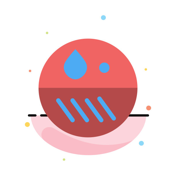 皮肤科医生皮肤科干燥皮肤抽象扁平图片下载