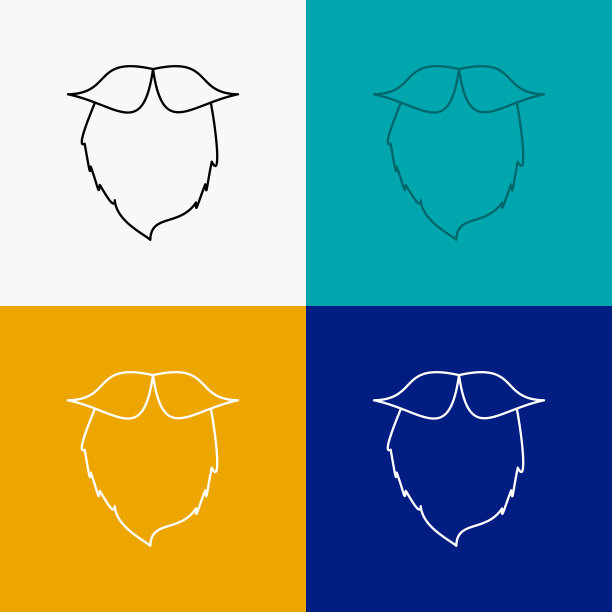 胡子潮人movember胡子男人图标图片下载