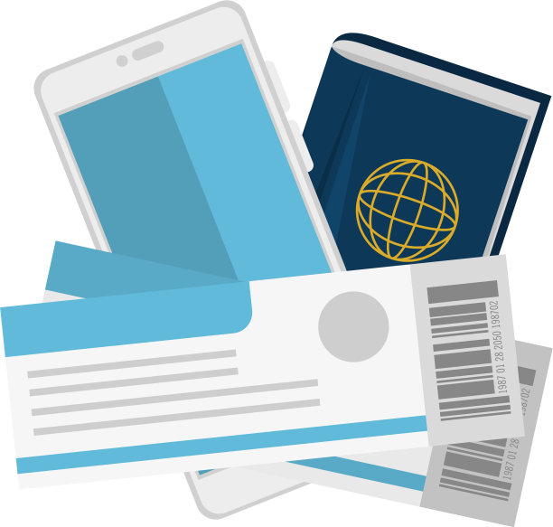 护照和机票图片下载