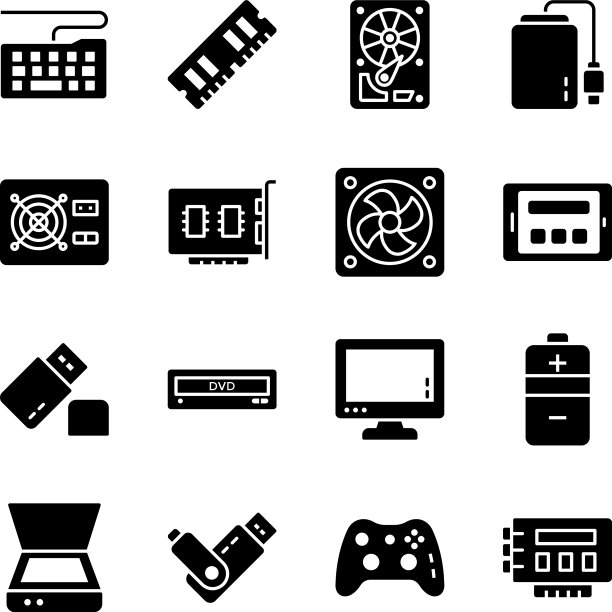 设置计算机硬件图标图片下载