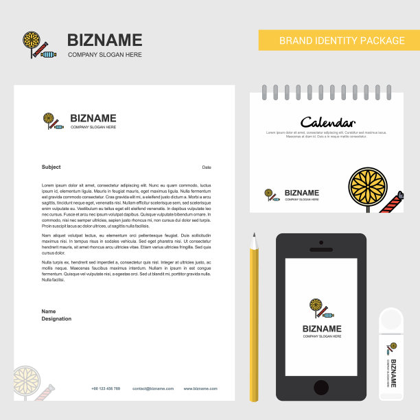 糖果商业信笺2019年和图片下载