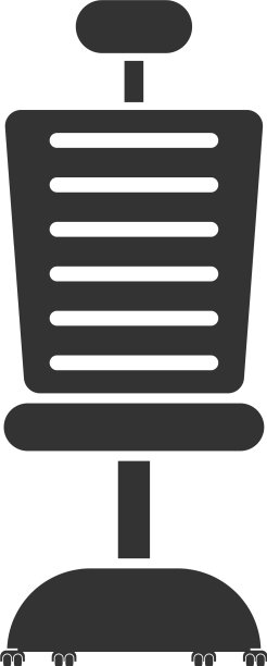 办公椅扁平图标图片下载