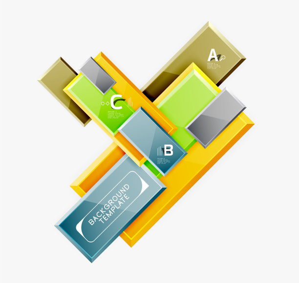 最小的方形横幅抽象背景图片下载