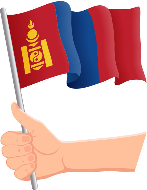 手握国旗，挥舞国旗图片下载