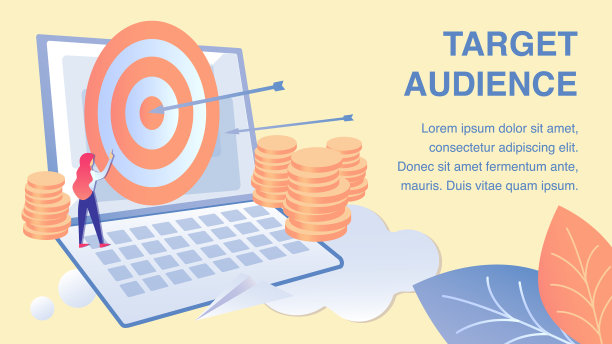 目标受众平面横幅模板图片下载