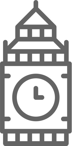 大本钟是英国标志性的线标志图片下载