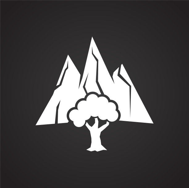 户外景观图标的背景图形图片下载