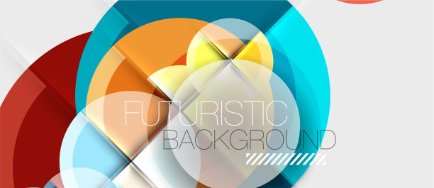 几何设计抽象背景-圆图片下载