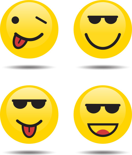 微笑模板设计图片下载