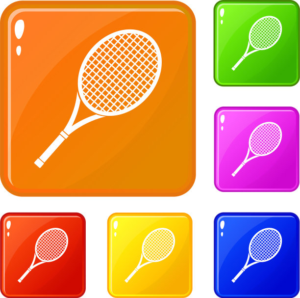 网球拍图标设置颜色图片下载