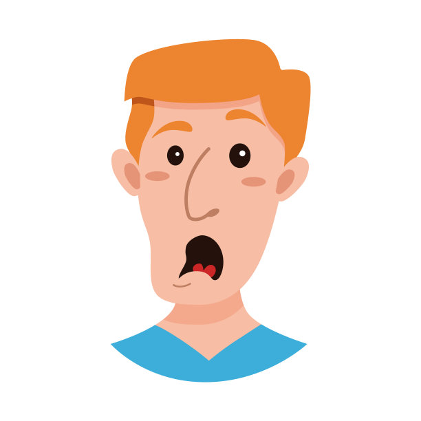 男性表情卡通人物图片下载