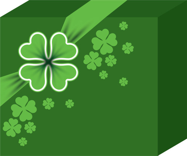 圣帕特里克节礼物三叶草图片下载