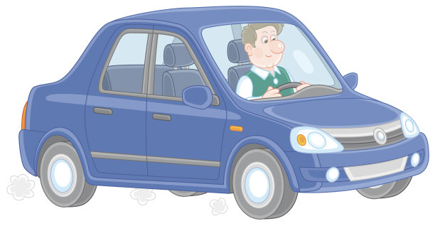 快乐的司机开车旅行图片下载