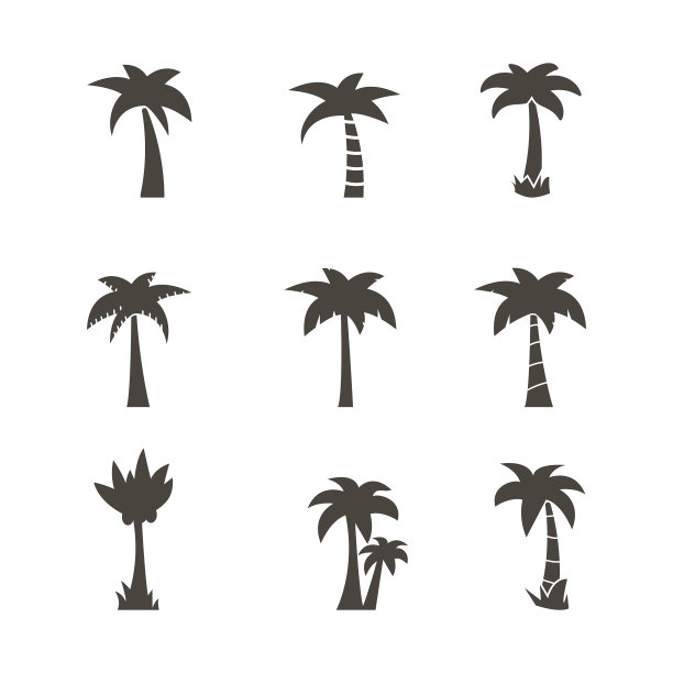 棕榈树图标图片下载