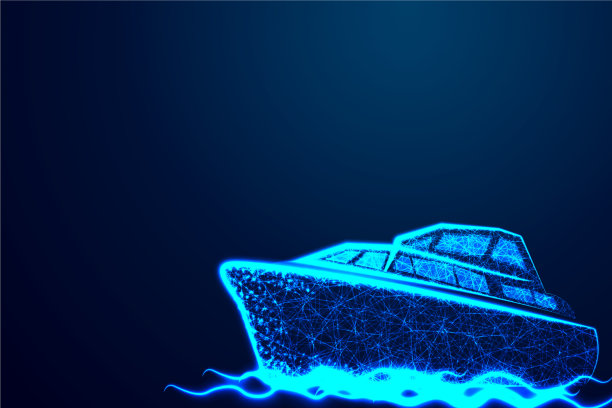 多角形的海洋船只或小船，结构为图片下载