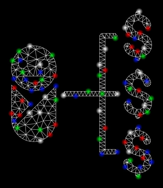 明亮的网丝框架baexpenses与光图片下载