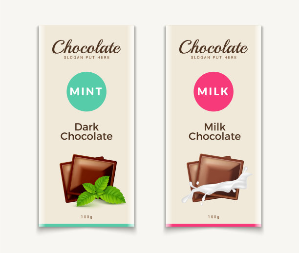 巧克力棒包装模板设计巧克力图片下载