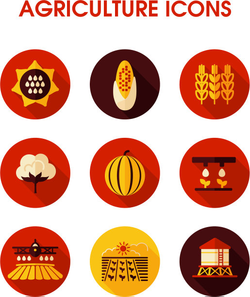 农田图标农业标志图片下载