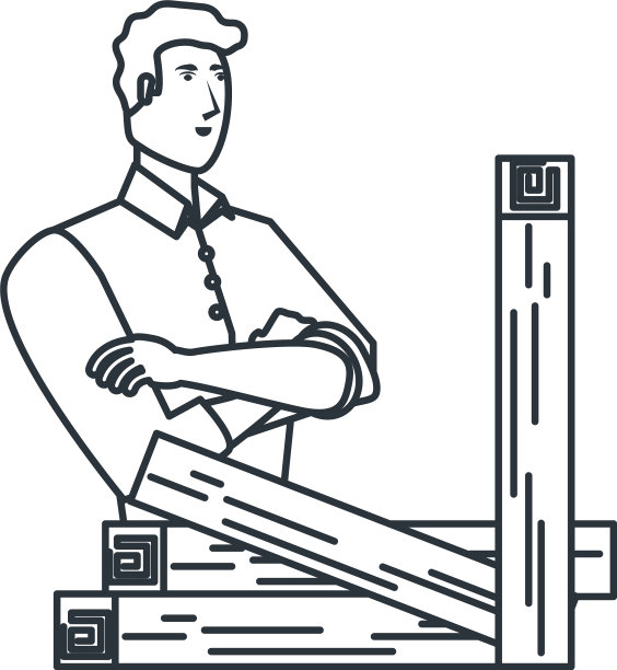 有木头的工人，木匠图片下载