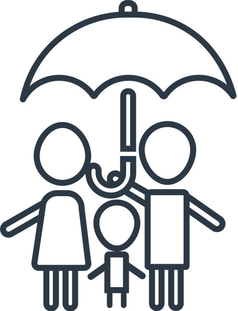 家庭人寿保险图标图片下载