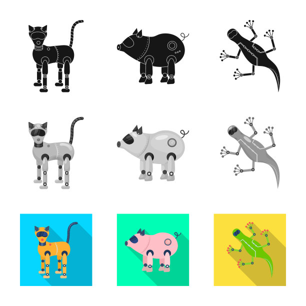 玩具和科学符号集图片下载